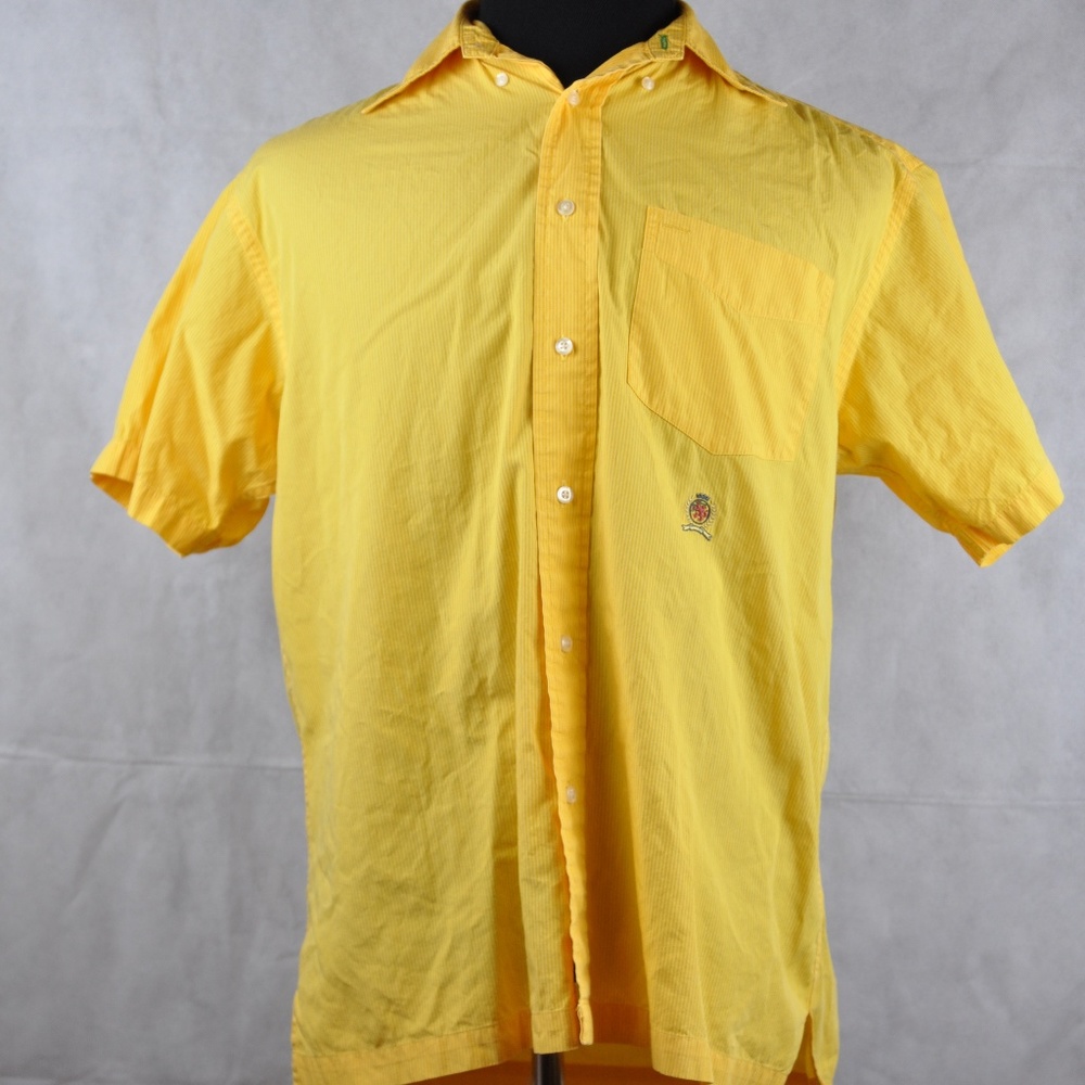 Tommy Hilfiger Short Sleeve Shirt Yellow S